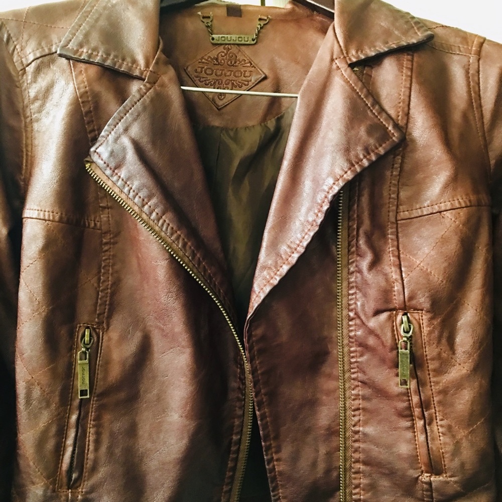 Jou Jou Vegan Leather Jacket